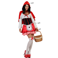 DISFRAZ ADULTO CAPERUCITA ROJA T M/L