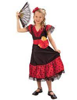 DISFRAZ INFANTIL FLAMENCA T 10-12 AÑOS 