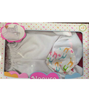 PARA NENUCO SET DE PANTALONES ENTERIZO BLANCO