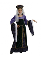 DISFRAZ INFANTIL DAMA MEDIEVAL T 5-6 AÑOS 