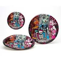 PLATO DESECHABLE  MONSTER HIGH 5 UDS