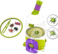 LABORATORIO LOCO  VISOR DE BICHOS 3D C/ VICHOS Y PINZAS