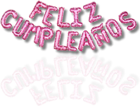 LETRERO DE GLOBOS FOIL FELIZ CUMPLEAÑOS EN ROSA 15 PIEZAS DE 45 CTM 