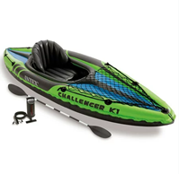 KAYAK CHALLENGER K1 C/ REMOS DE ALUMINIO BOMBA 274 X 76 X 33 CM