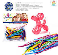 GLOBO CROMADO PARA MODELAR SURTIDO BOLSA DE 30 UNIDADES 