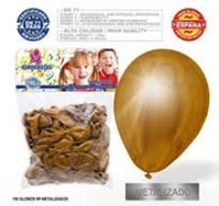 GLOBOS ORO MET. 100U