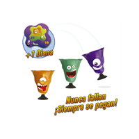 SMACKIES 3 LANZADORES CON VENTOSA COLORES SDOS Y DIANA