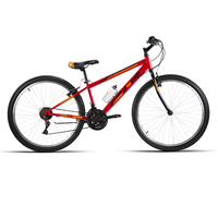 BICI 26" MTB HOMBRE ACERO ECO "B300" ROJO/NARAN. 2022 T-18
