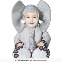 Disfraz de elefante para bebé 12-18 MESES