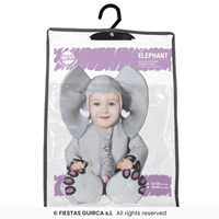 Disfraz de elefante para bebé 12-18 MESES