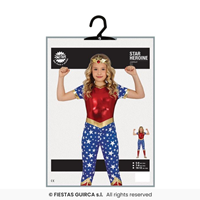Disfraz Star Heroine Talla 5-6 años Guirca