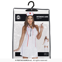 DISFRAZ ADULTO ENFERMERA Cuidados intensivos T /M 38-40