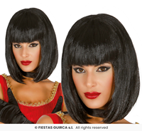 PELUCA MELENA NEGRA EN CAJA