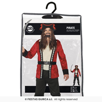 DISFRAZ ADULTO PIRATA T L