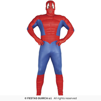 DISFRAZ ADULTO SPIDERMAN MUSCULOSO TALLA L