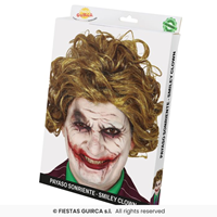 PELUCA PAYASO SONRIENTE EN CAJA
