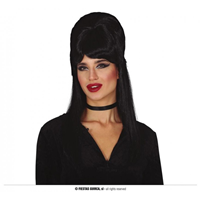 PELUCA VAMPIRA NEGRA EN CAJA