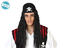 PELUCA PIRATA CON PAÑUELO EN CAJA