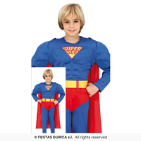 DISFRAZ SUPERMAN T- 10/12 AÑOS