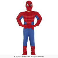 DISFRAZ SPIDERMAN MUSCULOSO T- 10/12 AÑOS