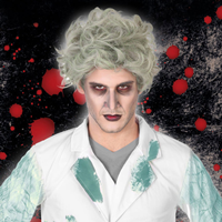 PELUCA GRIS CORTA EN CAJA