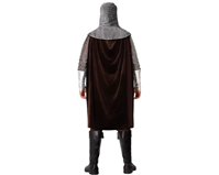 DISFRAZ CABALLERO CRUZADAS MARRÓN T- M/L