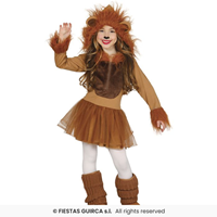 DISFRAZ LEON NIÑA T- 3/4 AÑOS