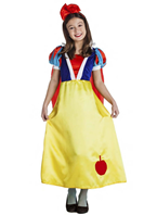 BLANCANIEVES FALDA MANZANA INFANTIL T 3-4 AÑOS 