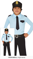 DISFRAZ POLICIA T 5-6 AÑOS 