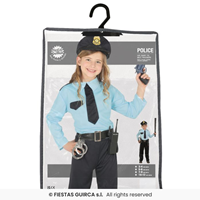 DISFRAZ POLICIA T 5-6 AÑOS 