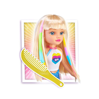 Muñeca Nancy Colour Mix 42 cm. Incluye un kit con 3 acuarelas