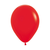 GLOBOS LATEX FASHION ROJO 30 CTM  50 UNIDADES 