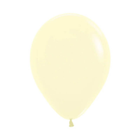 Globos Amarillo Pastel 30cm Sempertex R12-620 (50)
