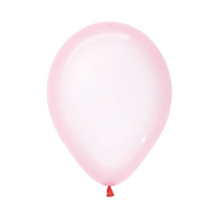 Globos Rosa Pastel Cristal 13cm Sempertex R5-309 (100)