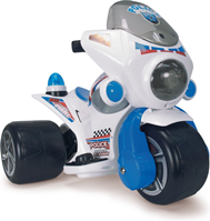 TRIMOTO SAMURAI POLICE BATERIA 6V CON LUZ Y SONIDOS 61X52X50 CM