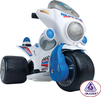 TRIMOTO SAMURAI POLICE BATERIA 6V CON LUZ Y SONIDOS 61X52X50 CM