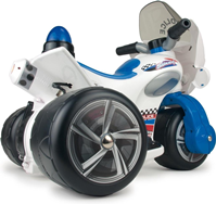 TRIMOTO SAMURAI POLICE BATERIA 6V CON LUZ Y SONIDOS 61X52X50 CM