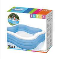 Piscina Hinchable Intex Cuadrada 229x229x56 Cm - 1.250 Litros