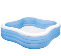 Piscina Hinchable Intex Cuadrada 229x229x56 Cm - 1.250 Litros