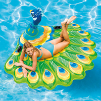 FIGURA HINCHABLE PAVO REAL 193X163X94 CM. (MAS 6 AÑOS)