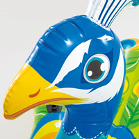 FIGURA HINCHABLE PAVO REAL 193X163X94 CM. (MAS 6 AÑOS)