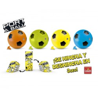 PELOTA PORT A BALL SE HINCHA Y DESHINCHA EN 3 SEGUNDOS COLORES SDOS