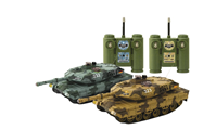 TANQUE R/C CON SONIDOS. 30 CMS. 2 TANQUES SIMULACION DE BATALLA POR INFRARROJO