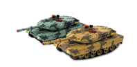 TANQUE R/C CON SONIDOS. 30 CMS. 2 TANQUES SIMULACION DE BATALLA POR INFRARROJO
