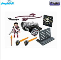 PLAYMOBIL CAÑON INTERACTIVO NEGRO CON CORSARIO