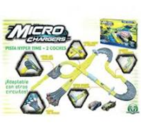 MICRO CHARGERS PISTA HYPER TIME + 2 COCHES RECARGABLES