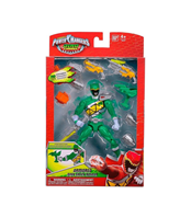 FIGURA POWER RANGER DX DINO CHARGE 17 CM. CON ACCESORIOS 2 MOD.SDOS