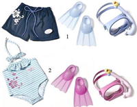 BABY BORN SET DE LUXE BUCEO 2 MODELOS.
