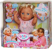 BABY CORN MAMI COGEME CON PELO 43 CMS. RUBIA