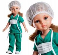 MUÑECA CARLA ENFERMERA 32 CMS